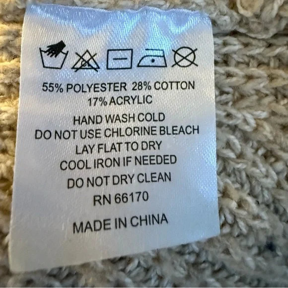 Cleobella | Lima Knit Sweater with Fringe and Pom Pom Sleeves | Sz M - Picture 12 of 12